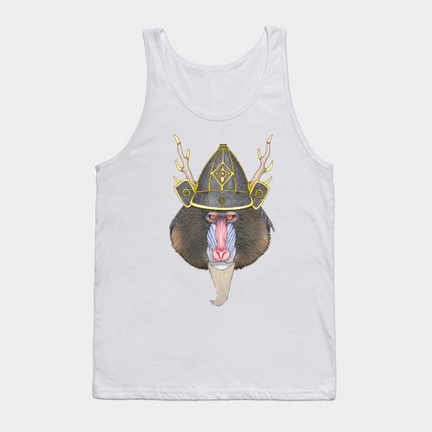 Samurai Mandril Tank Top by Barruf